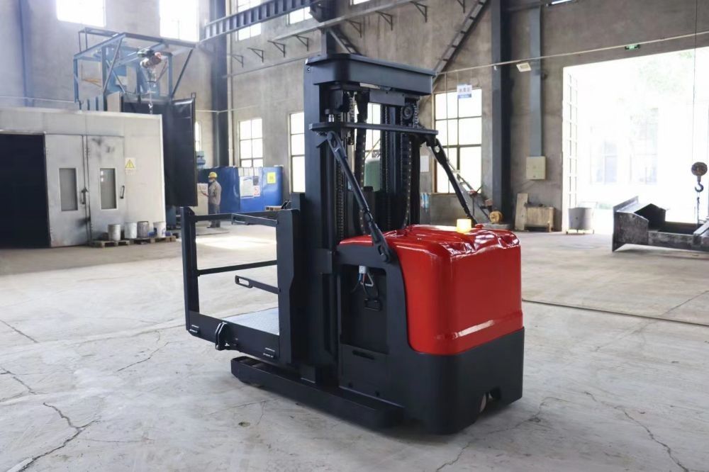 1000 KG Electric Forklift Truck Electric Pallet Stacker 4000 MM Lift height