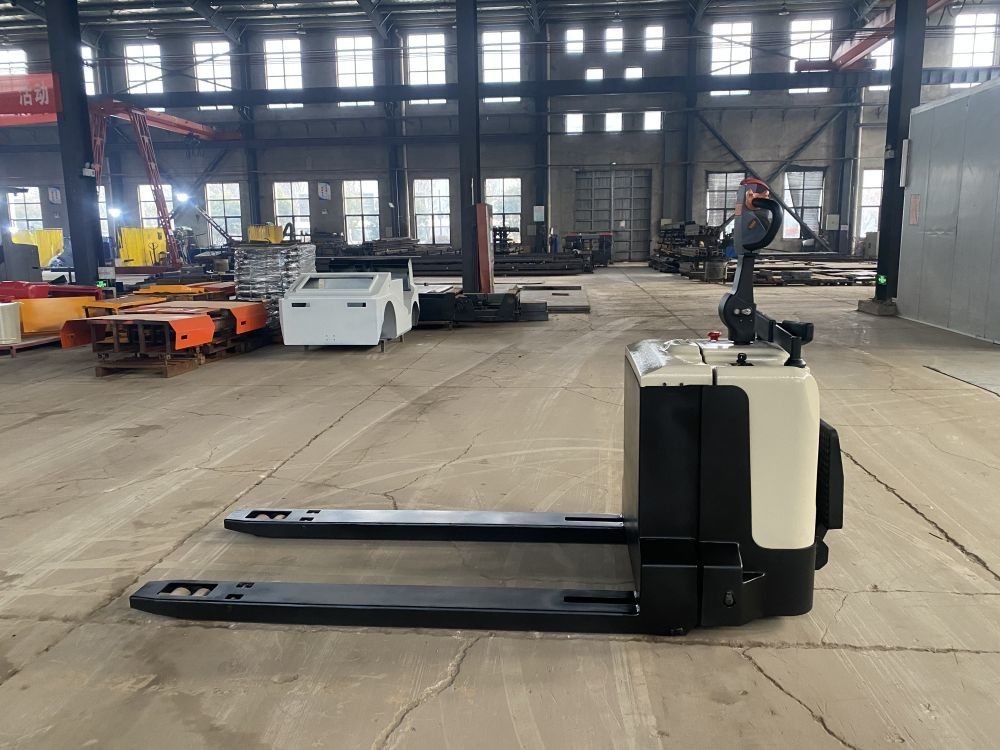 Stand On Electric Pallet Stacker Pedestrian Reach Stacker 1500KG