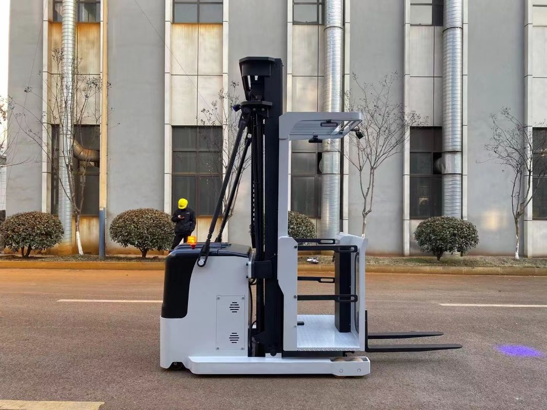 Electronic Steering Order Picking Forklift Truck Rated Load Capacity 1000kg Lifting Height 6000mm