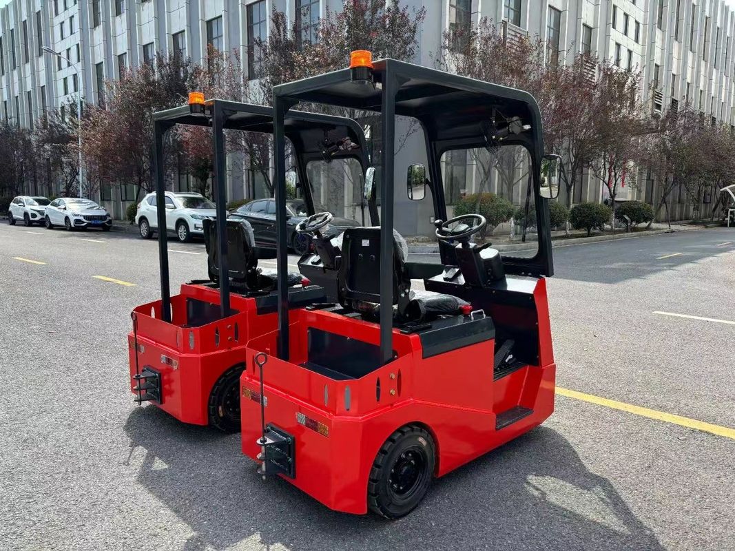 Electric Car Type Tow Tractor Warehouse Electric Tug Electric Trailer Mover 4Ton 4000KG