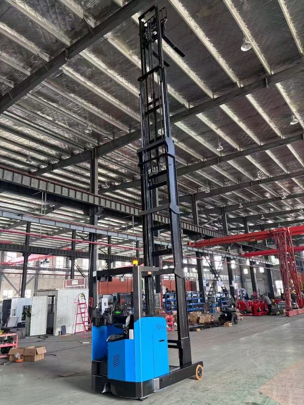 Capactiy 2 Tons Electric Reach Walking Pallet Stacker Height 13.5 Meters