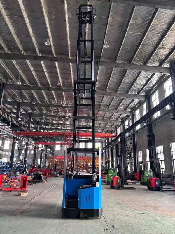 Capactiy 2 Tons Electric Reach Walking Pallet Stacker Height 13.5 Meters