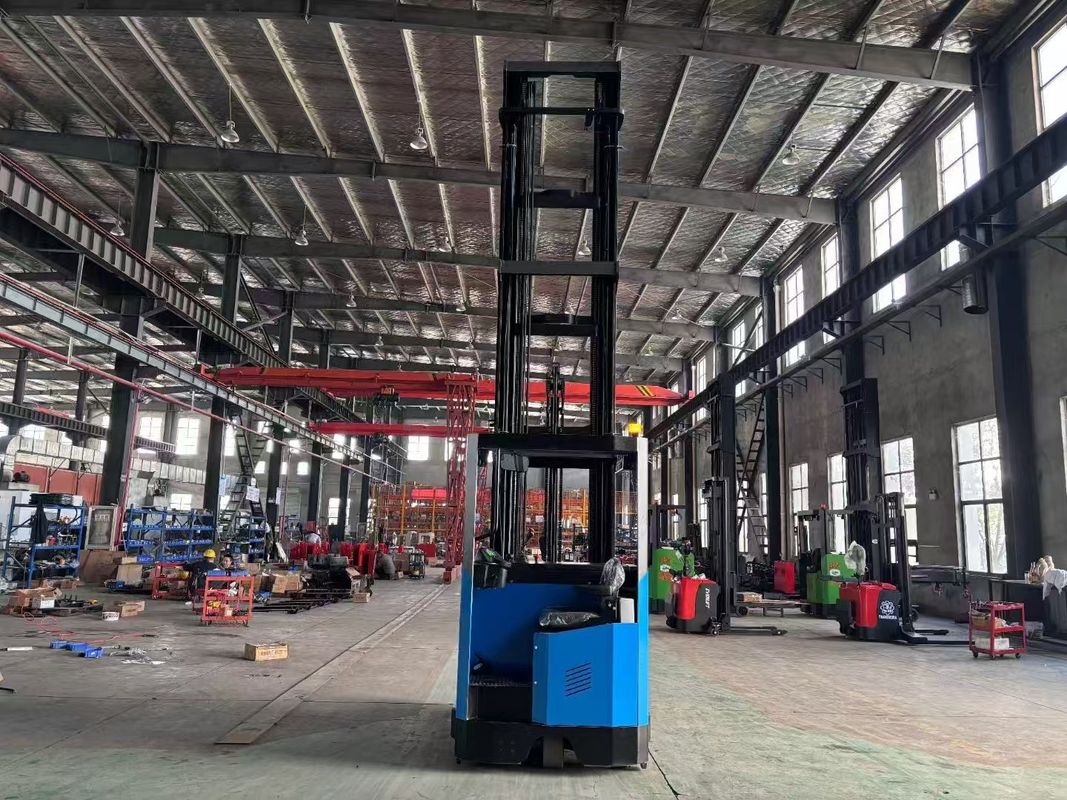 Capactiy 2 Tons Electric Reach Walking Pallet Stacker Height 13.5 Meters
